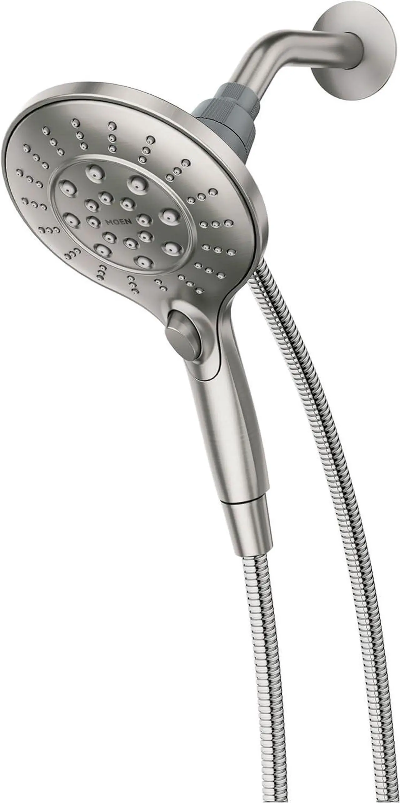 Main image of Engage Spot Resist Brushed Nickel Six-Function 5.5-Inch Removable Handheld Showerhead with Magnetic Docking System 26112SRN