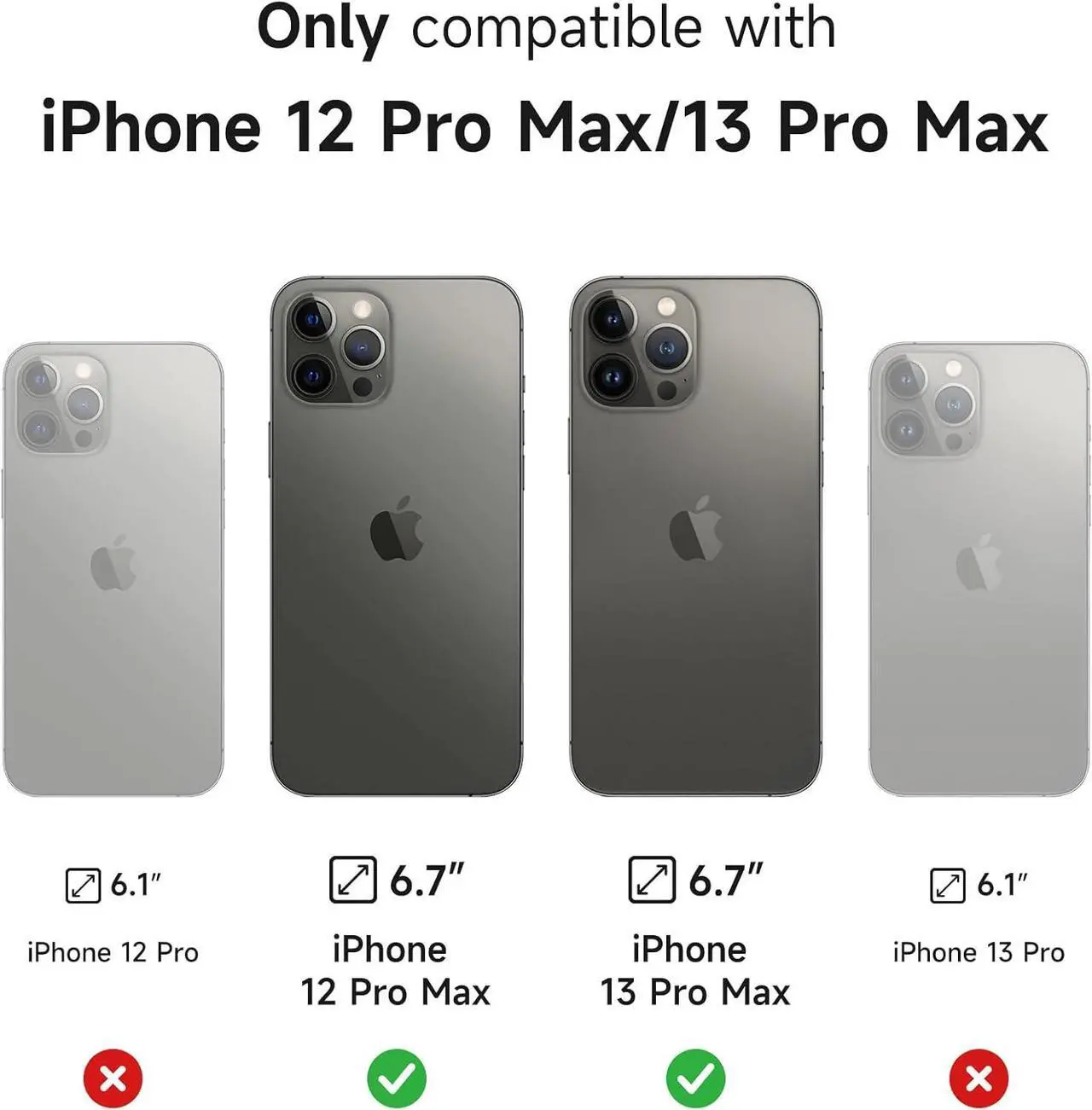 Alt view image 2 of 7 - for iPhone 13 Pro Max/12 Pro Max Case with Magnetic Camera Slide Cover and Adjustable Kickstand Compatible with MagSafe Shockproof Bumper Case Slim Protective Cover 6.7 Inch Black