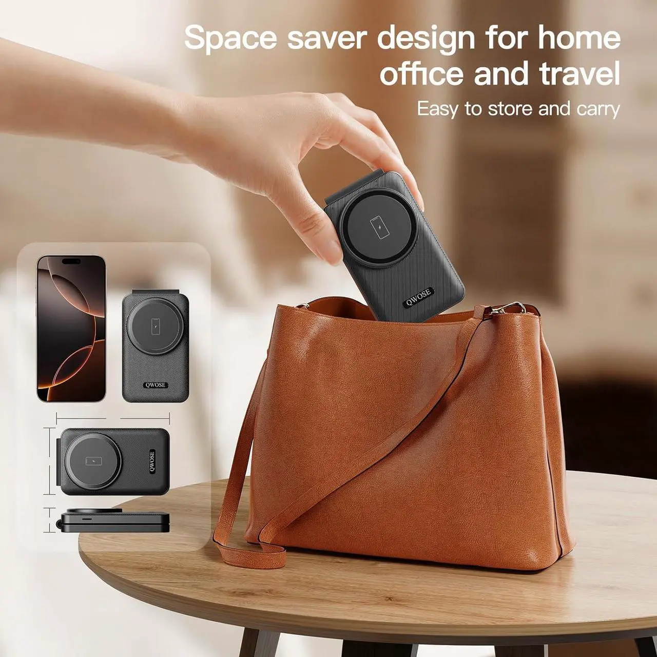 Alt view image 7 of 7 - 2025 Traveling Wireless Mag-Safe Fast Charging Station Magnetic 3 in 1 Charger with Light for iPhone 16 15 14 13 12 Pro Max Plus  Watch Series & Air pods 4 3 2 Pro-Gifts for Wife & Husband