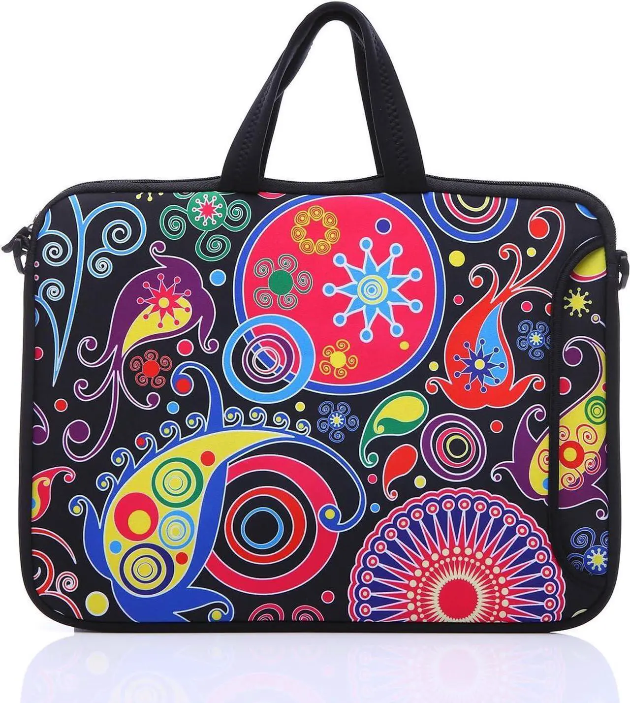 Alt view image 2 of 6 - 10-Inch Laptop Shoulder Sleeve Case and Tablet Bag for most 9.7 10 10.1 10.2 Ipad/Notebook/eBook/Readers (classic colourful)