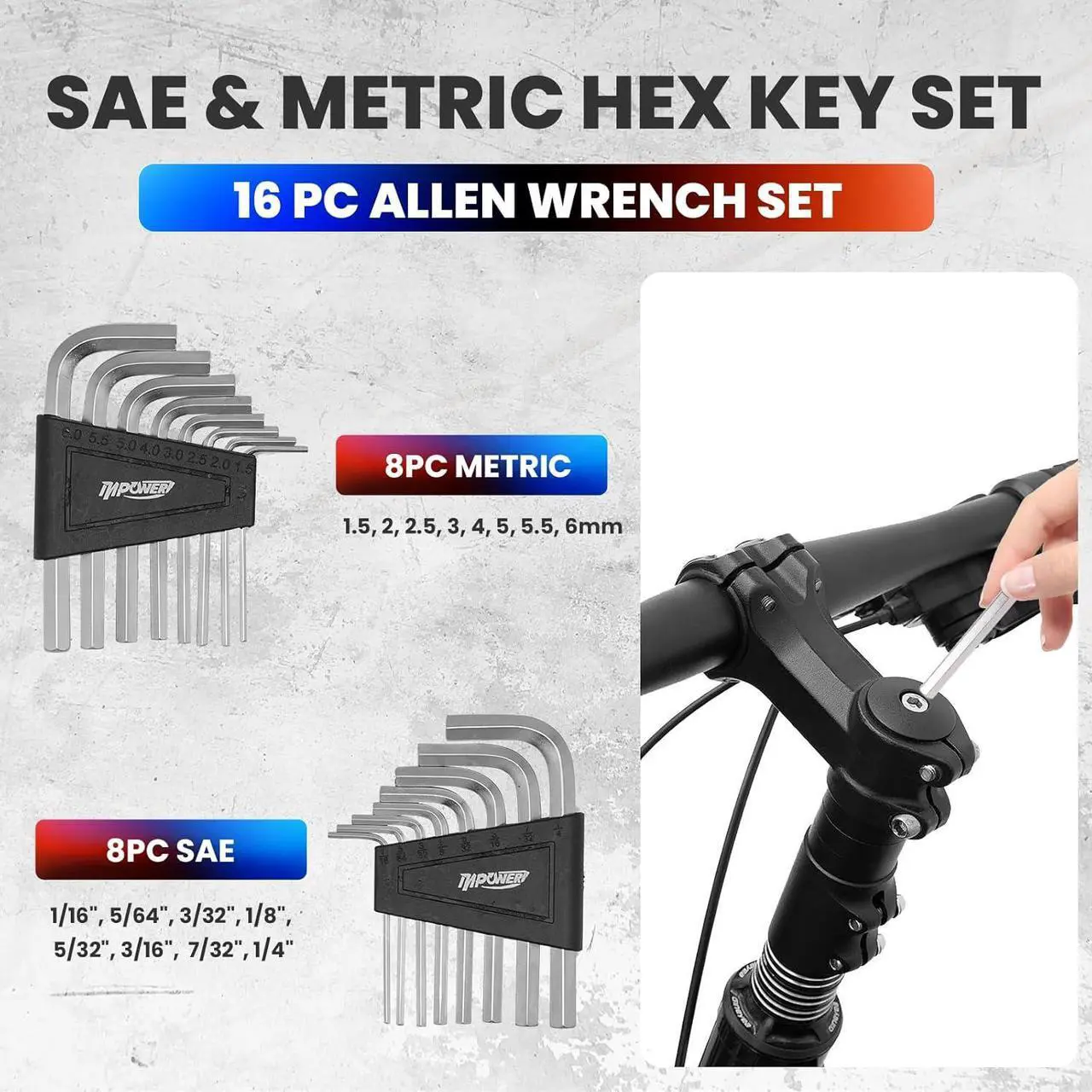 Alt view image 6 of 7 - Magnetic Screwdriver Set Includes Hex Key Set Bit Driver and Bit Set High Torque 44-Piece with Plastic Racking DIY Tools Set
