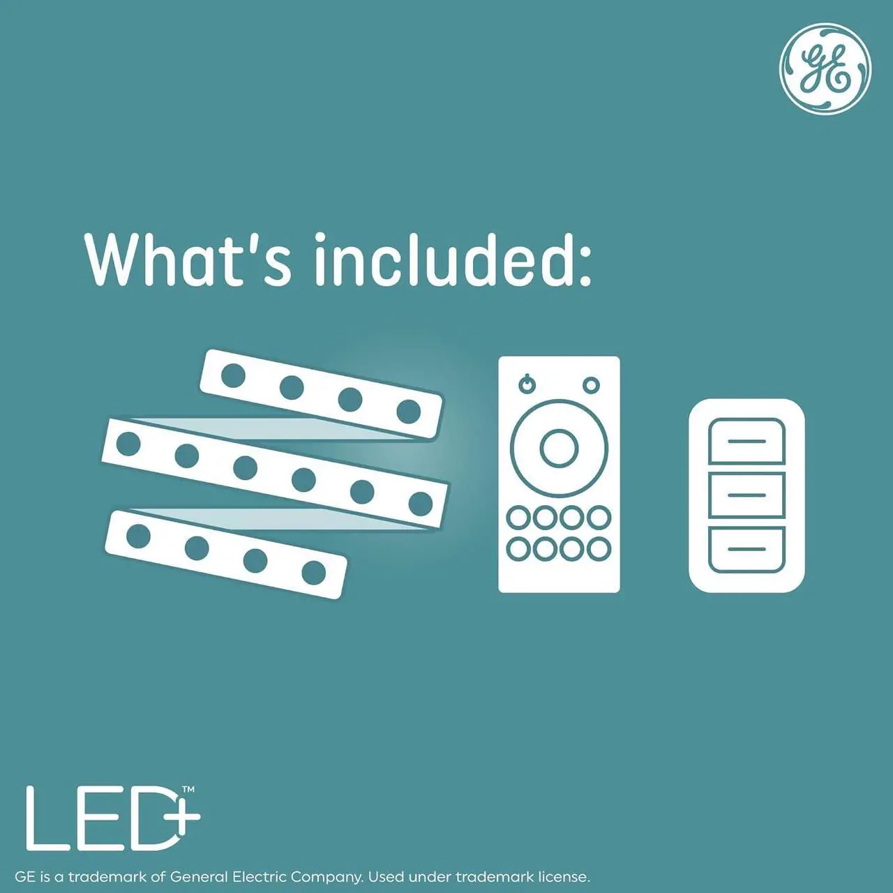 Alt view image 7 of 7 - LED+ Color Changing LED Light Strip with Remote 13W Music Syncing Strip Light 32ft