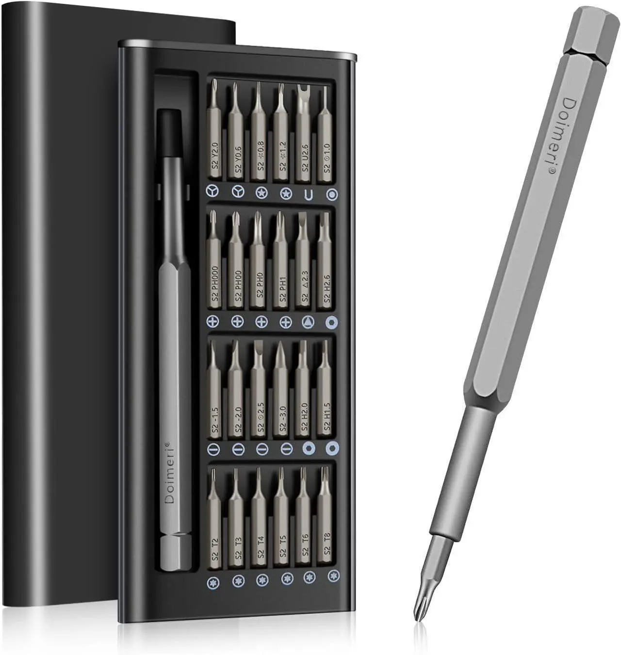 Main image of 24-in-1 Small Precision Screwdriver Set Made of Premium S2 Steel Professional Mini Magnetic Repair Tool Kit by