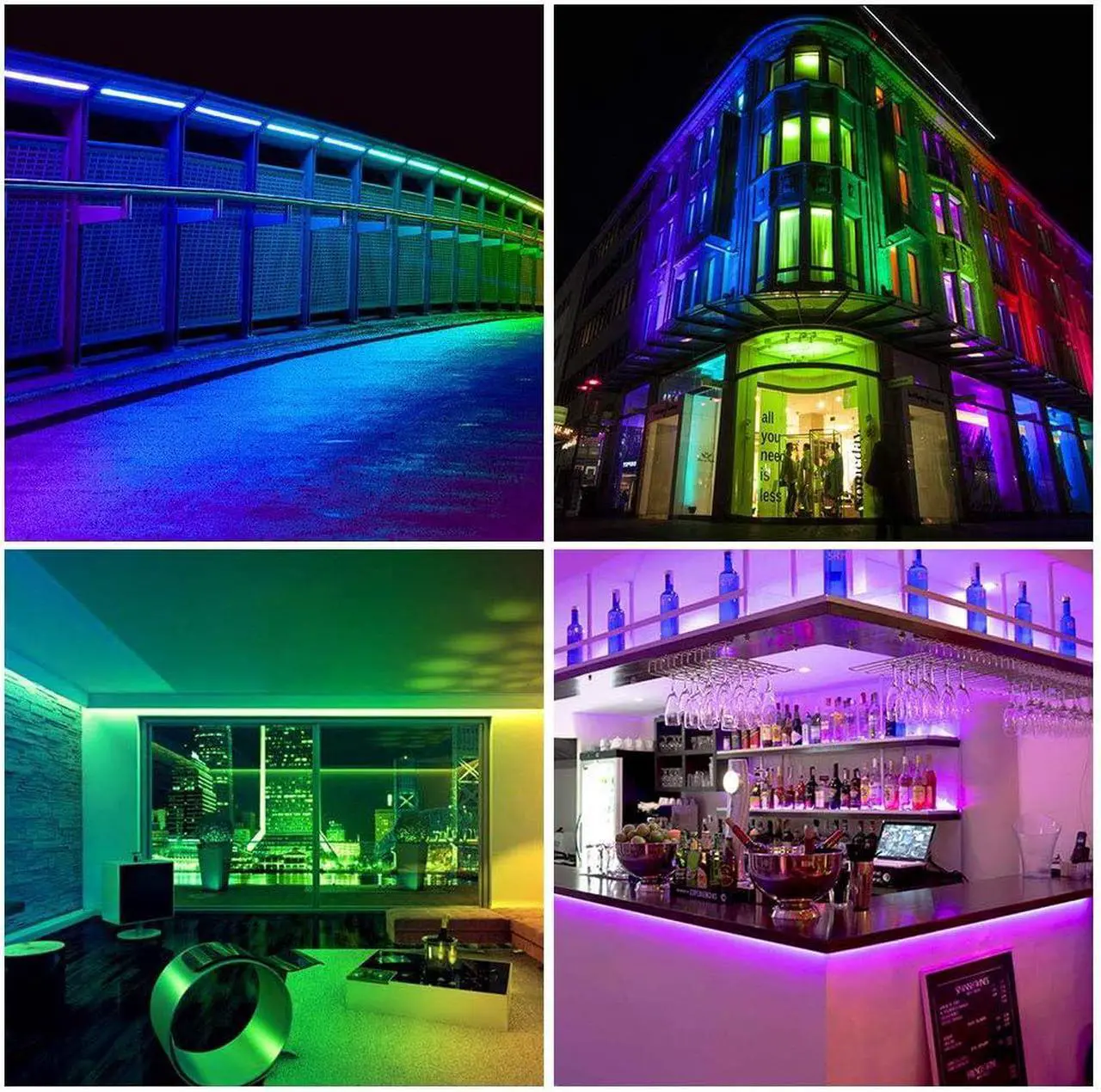 Alt view image 6 of 7 - WS2811 Addressable LED Strip Ultra Bright 5050SMD RGB 60LED/m 20Pixels/m Multi-Colored Light Total 300LED 100Pixels 16.4FT DC12V IP65 Silicone Coating Waterproof(No Adapter or Controller)