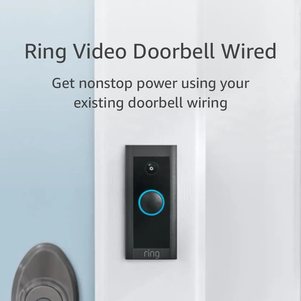 Main image of Video Doorbell Wired (newest model) Use Two-Way Talk advanced motion detection HD camera and real-time alerts to monitor your front door (wiring required)