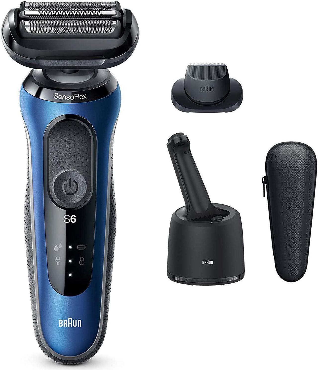 Main image of Braun Electric Razor for Men, Series 6 6072Cc Sensoflex Electric Foil Shaver with Precision Beard Trimmer, Rechargeable, Wet & Dry with 4In1 Smartcare Center and Travel Case