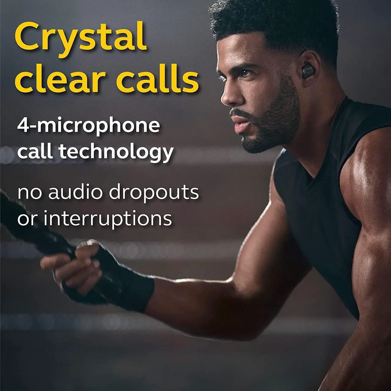 Alt view image 3 of 7 - Jabra Elite Active 75t True Wireless Earbuds with Wireless Charging Enabled Case, Gray