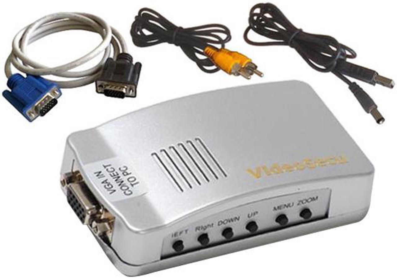 Main image of VideoSecu CCTV Surveillance PC VGA to AV TV RCA Video Converter Switch Box Adapter MAC 1L7