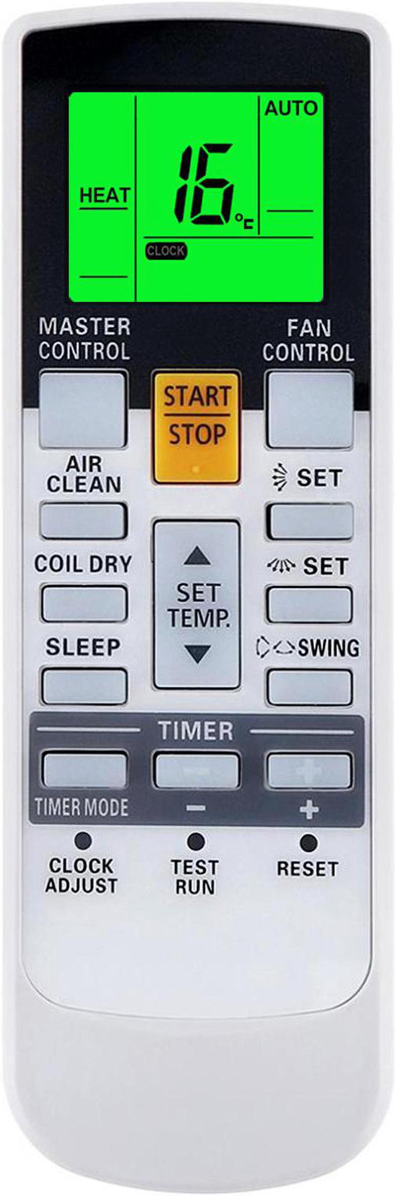 Alt view image 4 of 7 - Replacement Remote Control Fit for Fujitsu ASU18CL AR-RY14 ASU18RLXFW AC A/C Air Conditioner