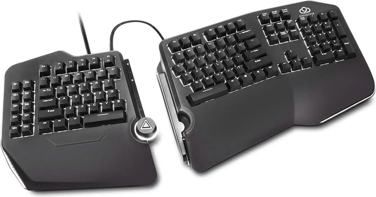 Alt view image 9 of 10 - Cloud Nine Ergonomic Mechanical Keyboard, C989M