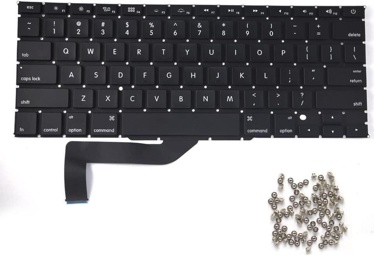 Alt view image 2 of 4 - Padarsey New Keyboard Compatible for MacBook Pro 15-Inch A1398 2013-2015 Retina MC975LL/A MC976LL/A MGXA2LL/A MGXC2LL/A MD831LL/A ME665LL/A ME664LL/A with 80 PCE Screws