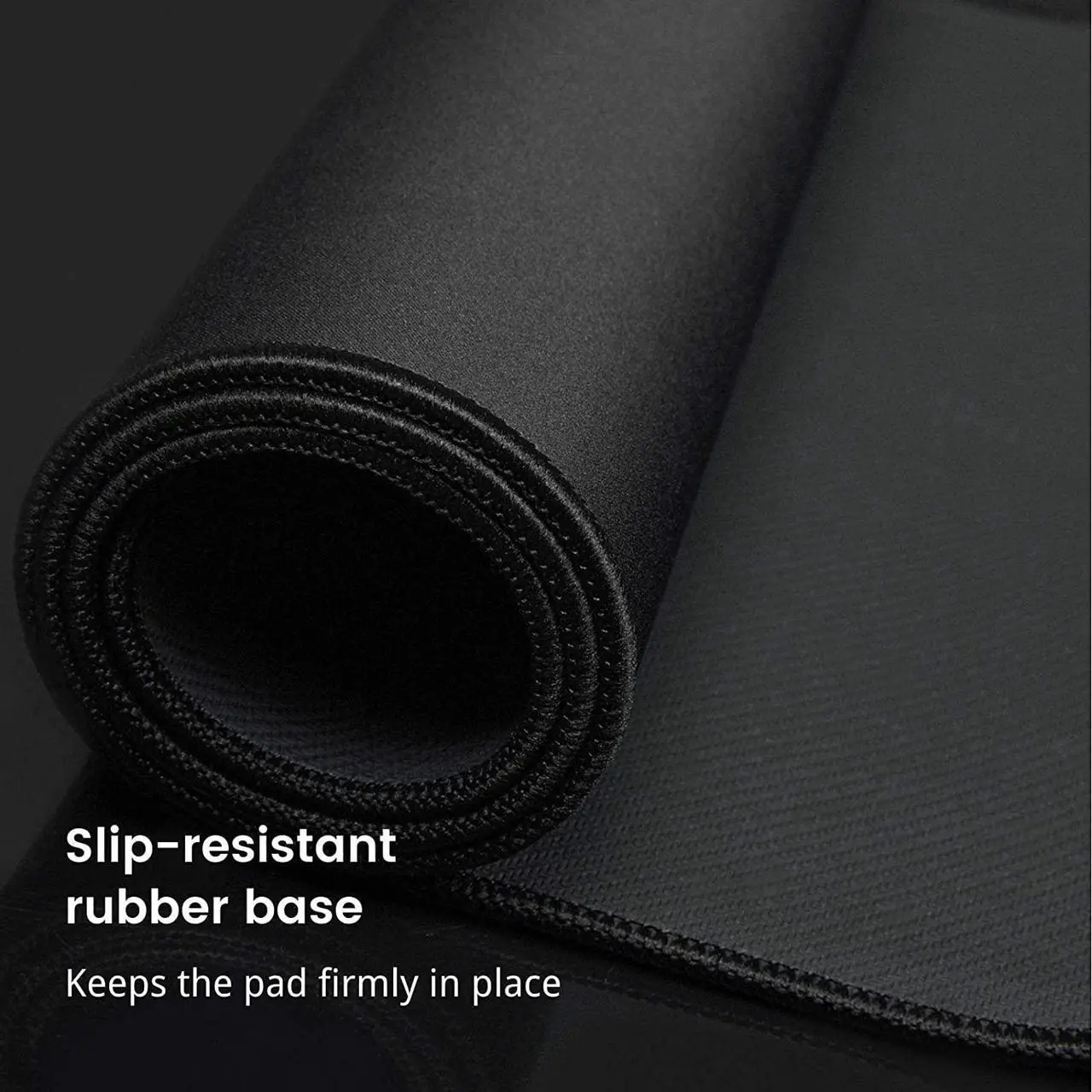 Alt view image 5 of 7 - Large Gaming Mouse Pad Waterproof Extra Large Big Mouse Pad with Stitched Edge XXL Non-Slip Black Computer Long Mousepad Desk Mat for Gamer Office & Home Black