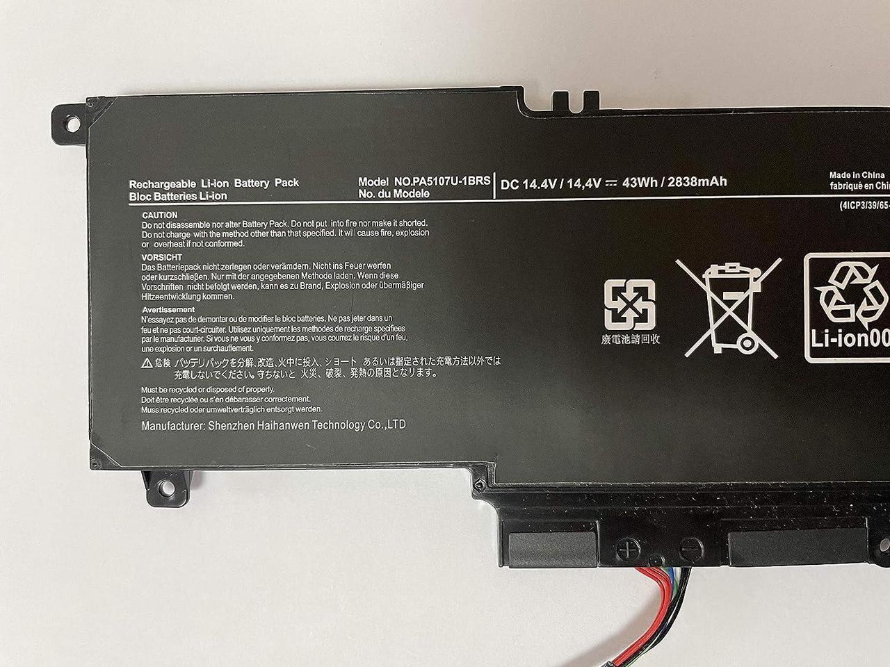 Alt view image 2 of 3 - Powerforlaptop Battery for Toshiba Satellite S55-A5275 S55-A5279 S55-A5294 S55-A5295 S55-A5335 S55A S55A5236 S55A5275 S55-A5236