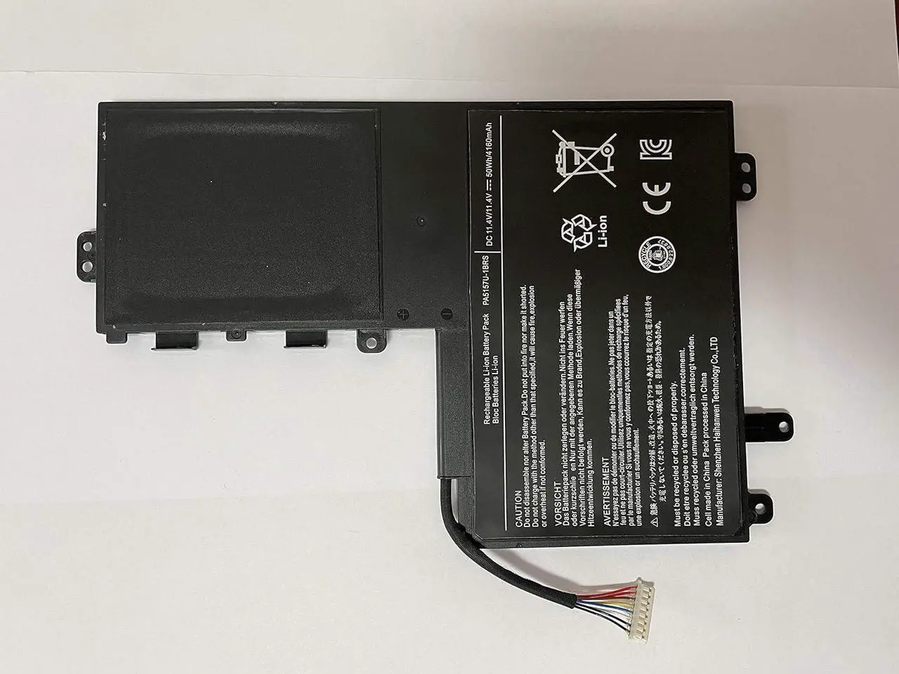 Alt view image 2 of 3 - Powerforlaptop Laptop/Notebook Replacement Battery Compatible with Satellite U940 E45T E45T-A4100 E45T-A4200 E45T-A4300 E55-A5114 E55T-A5320 PA5157U-1BRS P000577250
