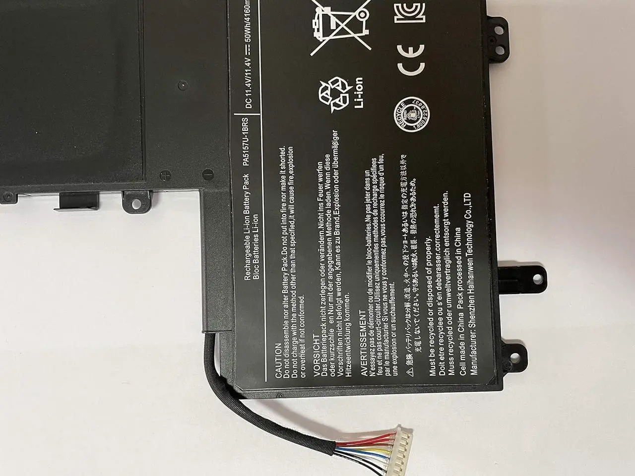 Alt view image 3 of 3 - Powerforlaptop Laptop/Notebook Replacement Battery Compatible with Satellite U940 E45T E45T-A4100 E45T-A4200 E45T-A4300 E55-A5114 E55T-A5320 PA5157U-1BRS P000577250