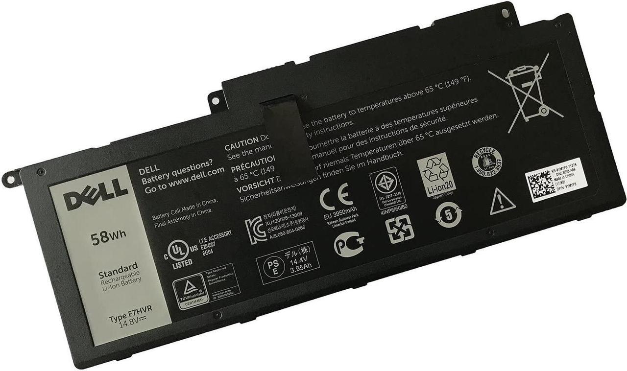 Main image of DELL F7HVR Notebook Battery 14.8V 58WH for Dell Inspiron 15 7537 Dell Insprion 17 7737
