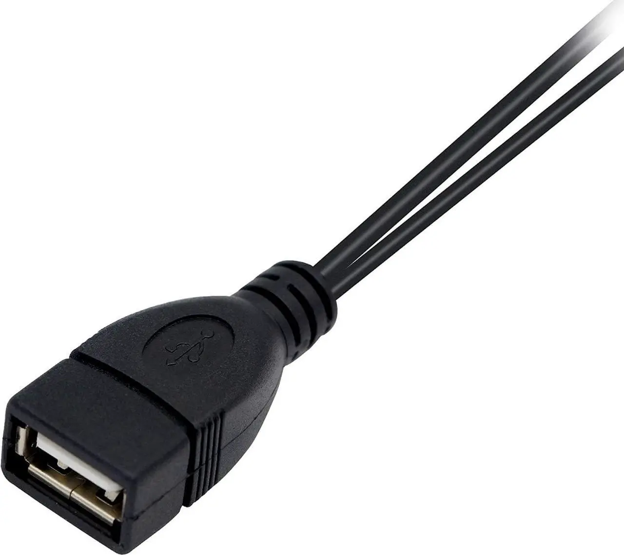Alt view image 4 of 7 - YOUCHENG 30cm USB 2.0A Female to Dual A Male Y Hub Adapter Cable for Computers and Mobile Phones - Data Transmission on One Port (2-Pack)