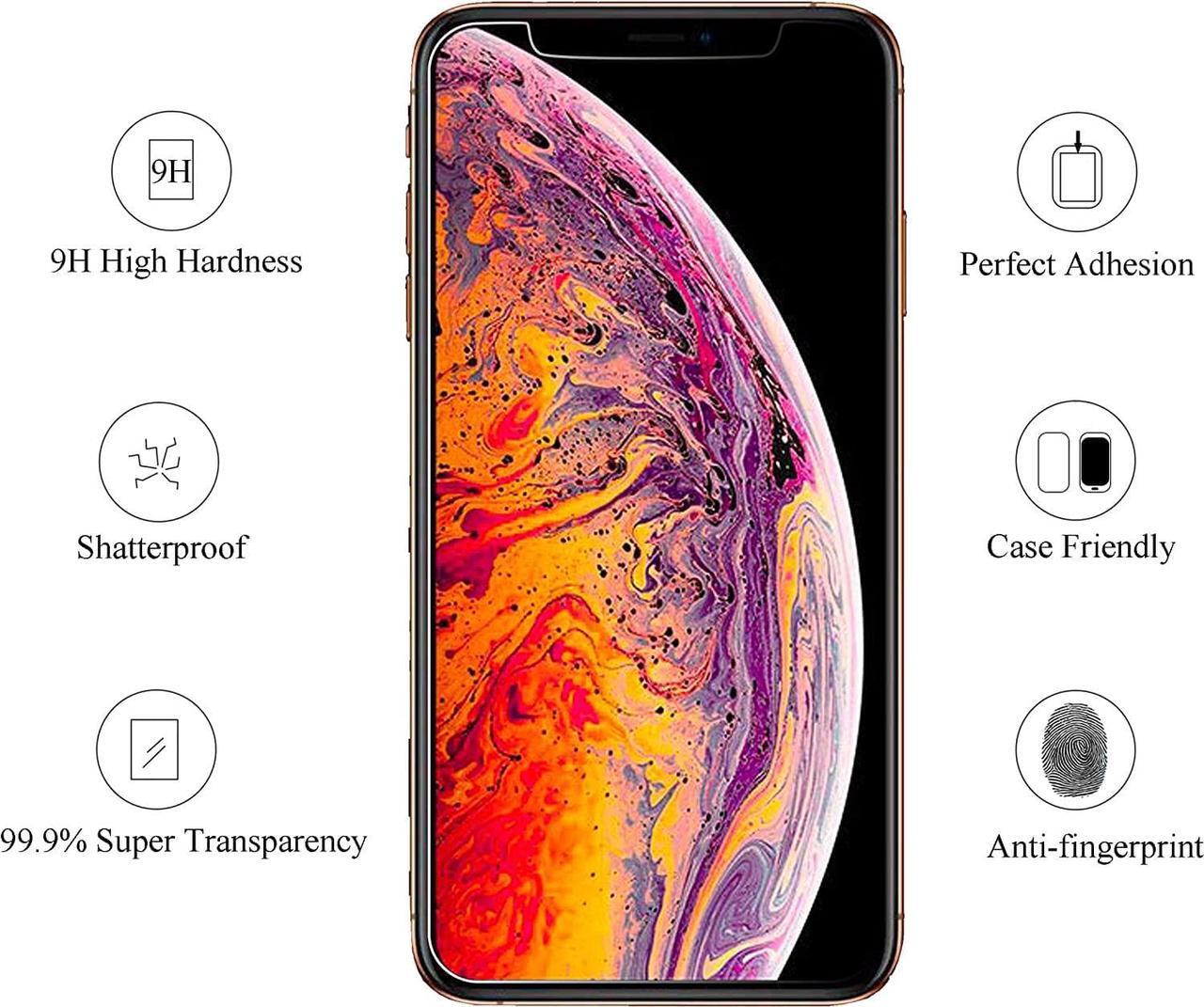 Alt view image 3 of 7 - Ailun for Apple iPhone 11 Pro/iPhone Xs/iPhone X Screen Protector,3 Pack, 5.8 Inch Display, Tempered Glass 2.5D Edge Work Most Case [NOT for iPhone 11 6.1 inch]