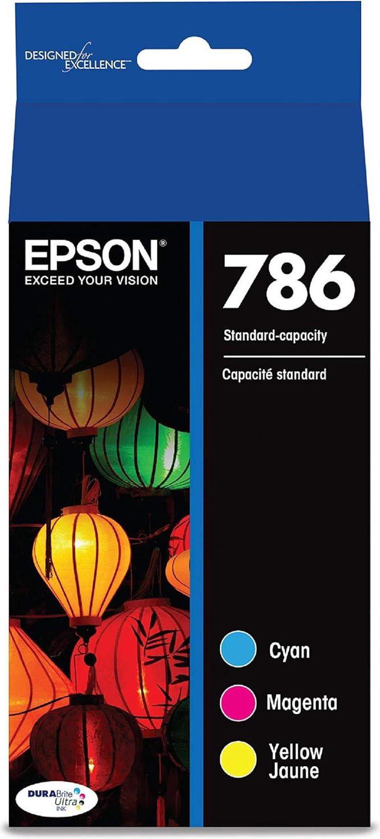 Epson 786 DURABrite Ultra Standard Capacity Ink Cartridge, Colour Combo (T786520)