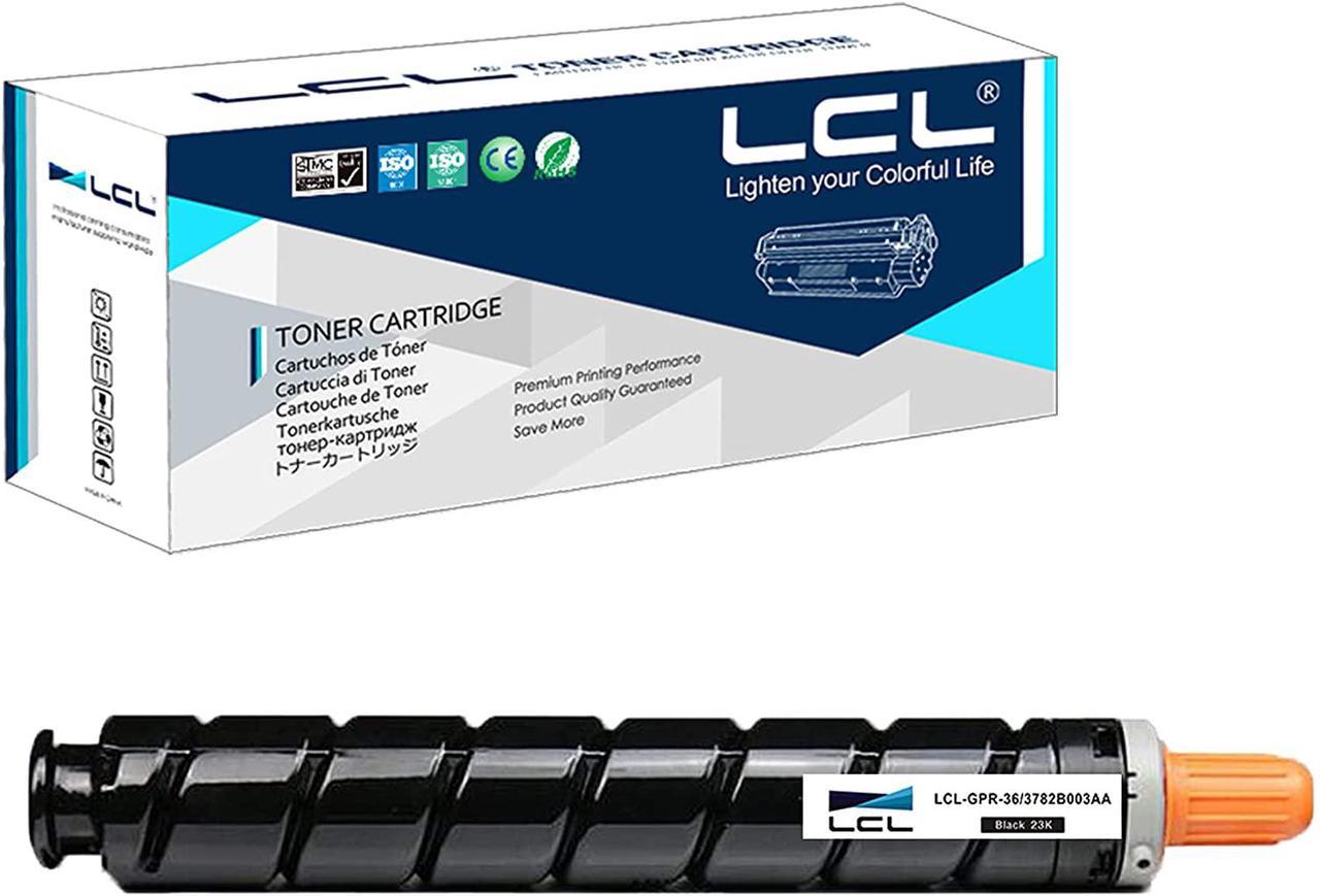 LCL Compatible for Canon GPR-36 GPR36 3782B003AA C2020 C2225i C2030 C2220 C2225 C2230(1-pack, Black) Toner Cartridge for Canon Imagerunner Advance C2020 C2030 |C2025i C2220i C2220L 2225i C2230i C2020