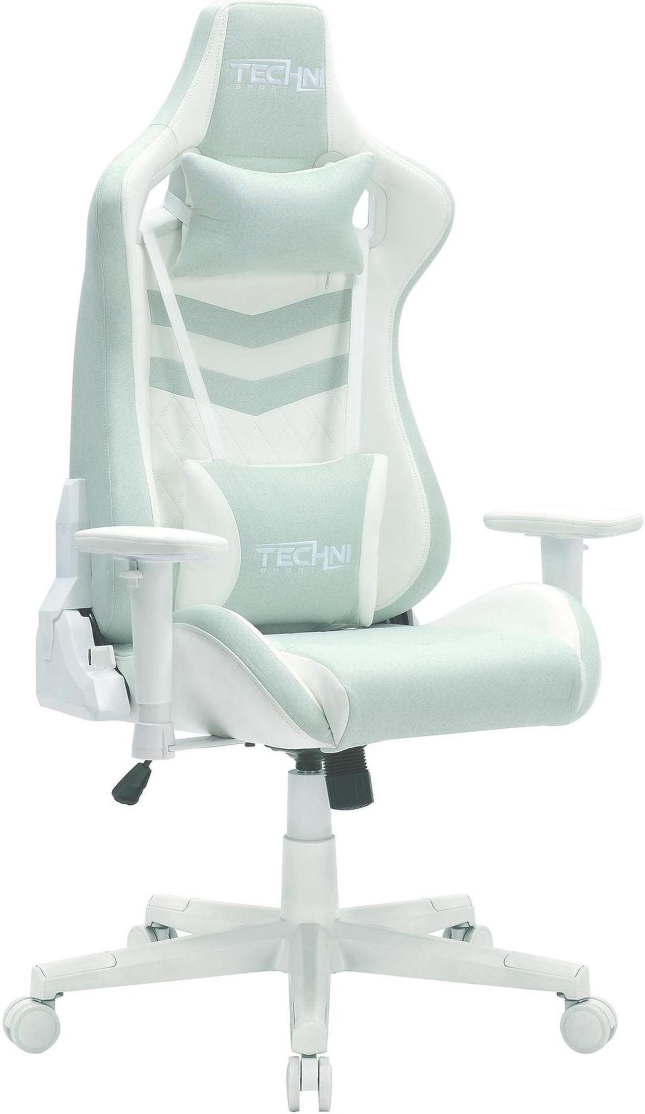 Alt view image 2 of 7 - Techni Sport TS86 Ergonomic Pastel Gaming Chair, Mint