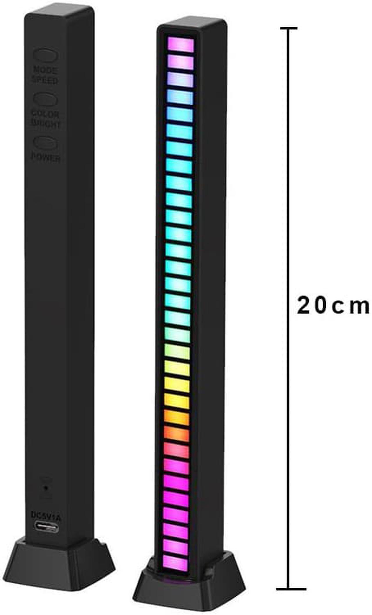Alt view image 6 of 7 - Gemdeck RGB Rechargeable Sound Control Light,Wireless Voice-Activated Music Rhythm Lights