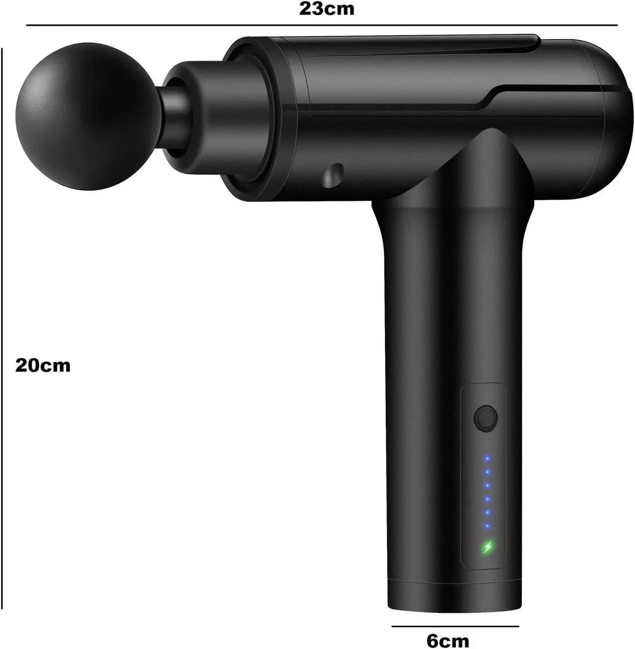 Alt view image 5 of 7 - Gemdeck  Massage Gun, Muscle Therapy Gun for Athletes Green