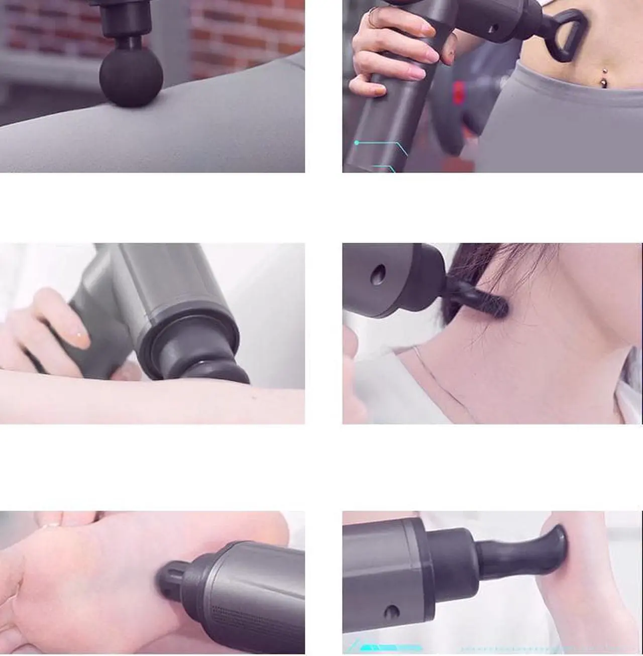 Alt view image 4 of 7 - Gemdeck  Massage Gun, Muscle Therapy Gun for Athletes Green