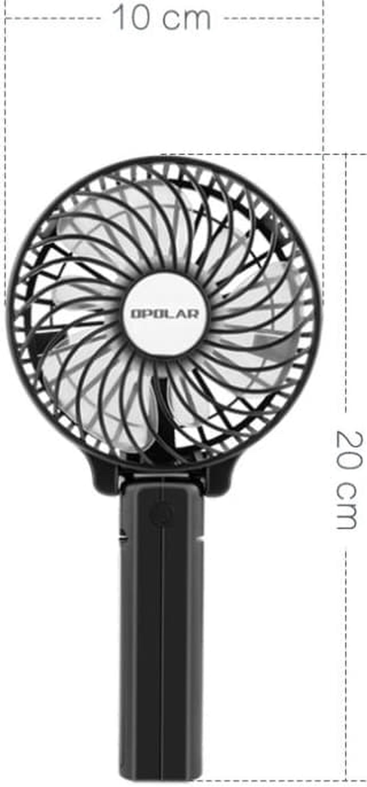 Alt view image 4 of 7 - Gemdeck Mini Handheld Fan, USB Electric Portable Fan Outdoor Rechargeable Personal Fan Navy Blue