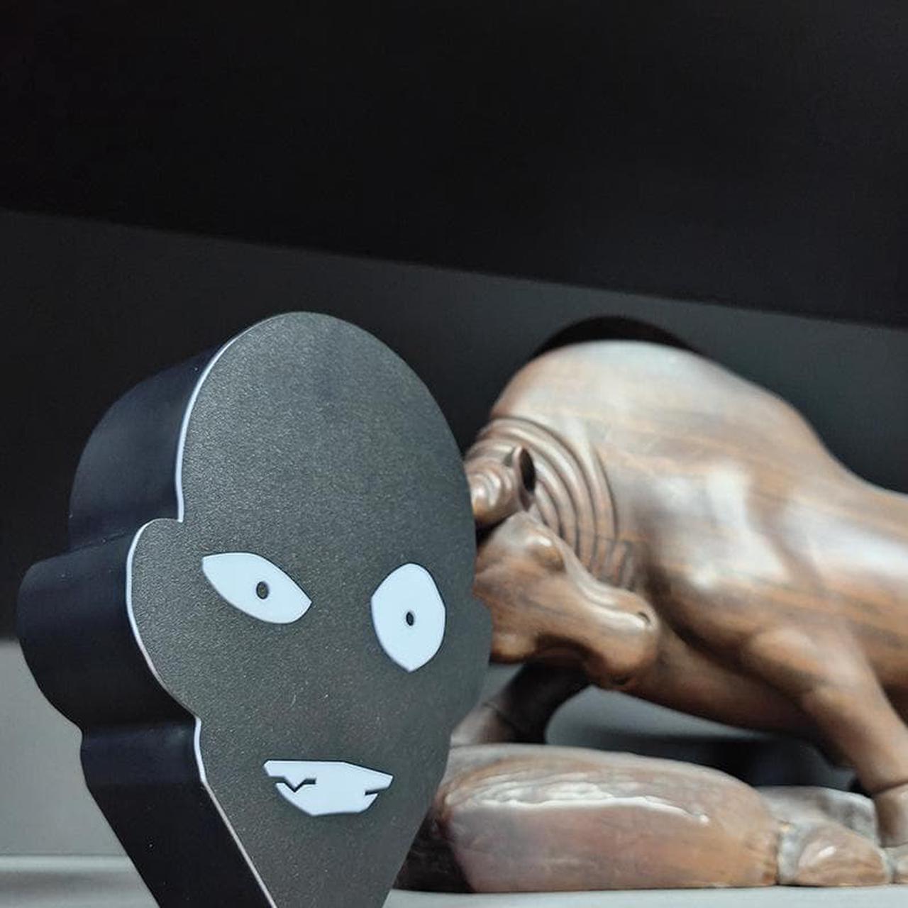 Alt view image 3 of 5 - Gemdeck Funny Black Man Night Light Nightstand Creative Lamp Gift