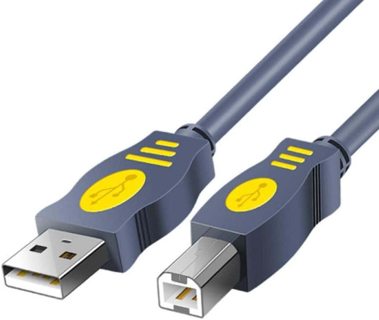 Main image of USB 2.0 Printer Cable for Canon Pixma MG3620 Epson EcoTank ET-2800 ET-2850 ET-4800 HP DeskJet 2723e Brother 10 Feet