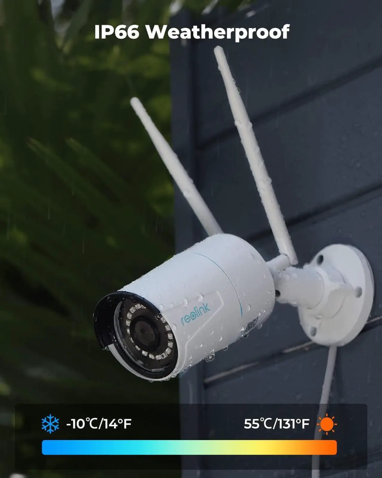 Alt view image 6 of 7 - Reolink Plug-in Outdoor WiFi Security Camera, 5MP HD Dual Band Wired Wi-Fi Camera for Home Security-2.4/5 Ghz, Smart Person/Vehicle Alerts, Motion Detection, Night Vision, IP66 Waterproof, RLC-510WA
