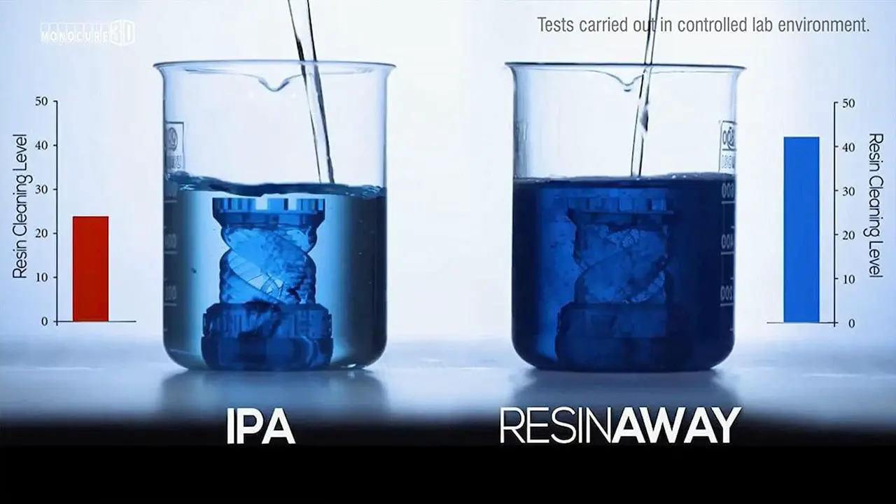 Alt view image 3 of 5 - Monocure 3D ResinAway - Cleaner for Resin 3D Printer Post Processing - 2L, Welcome to consult