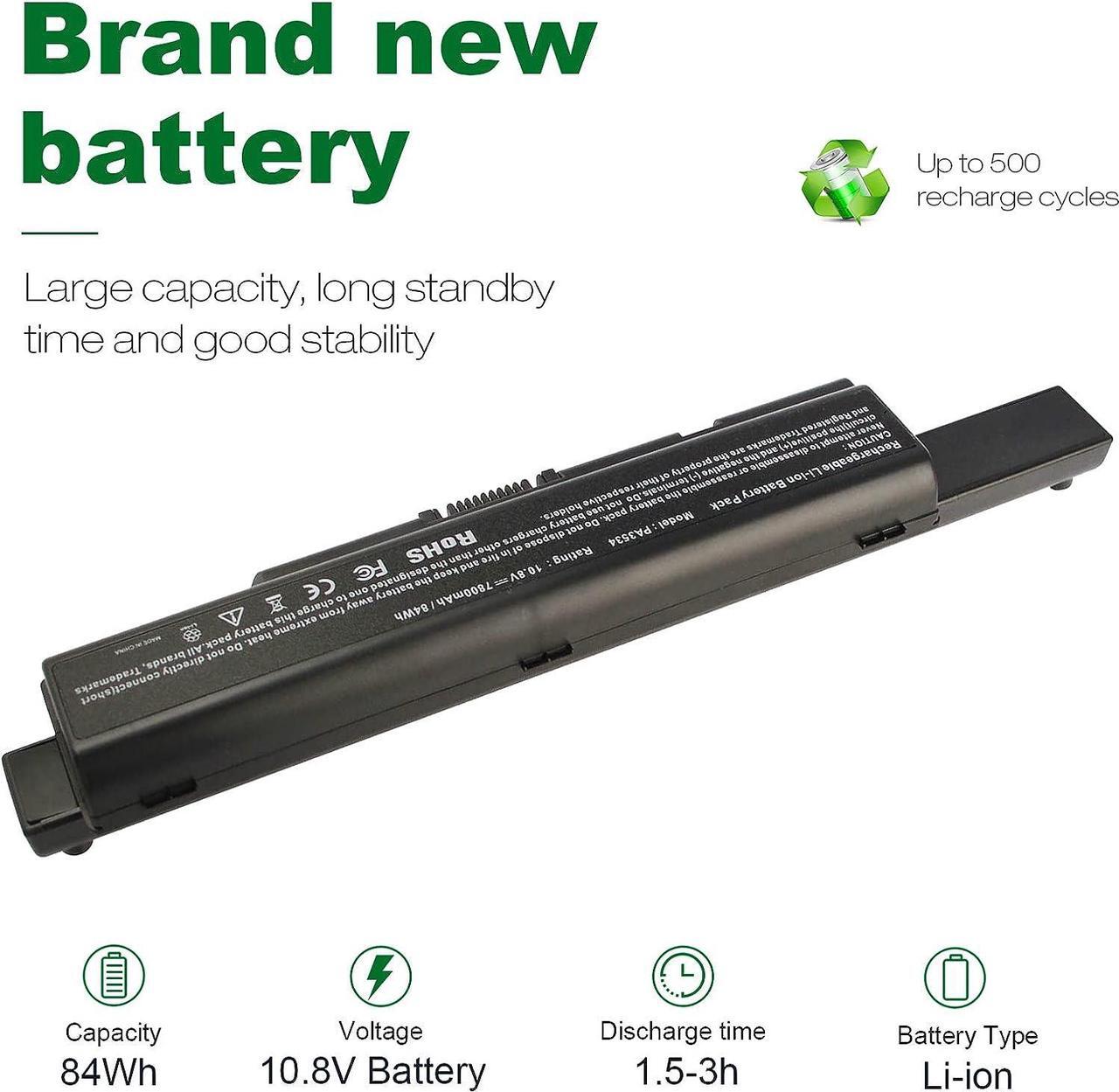 Alt view image 4 of 7 - 7800mAh PA3727U-1BRS PA3535U-1BRS PABAS098 PABAS099 PABAS174 Laptop Battery for Toshiba Satellite A200 A205 A210 A300 A305 A350 A505 A505-S6005 A505-S6980 L305 L300 L450 L455 L450D L500 L505