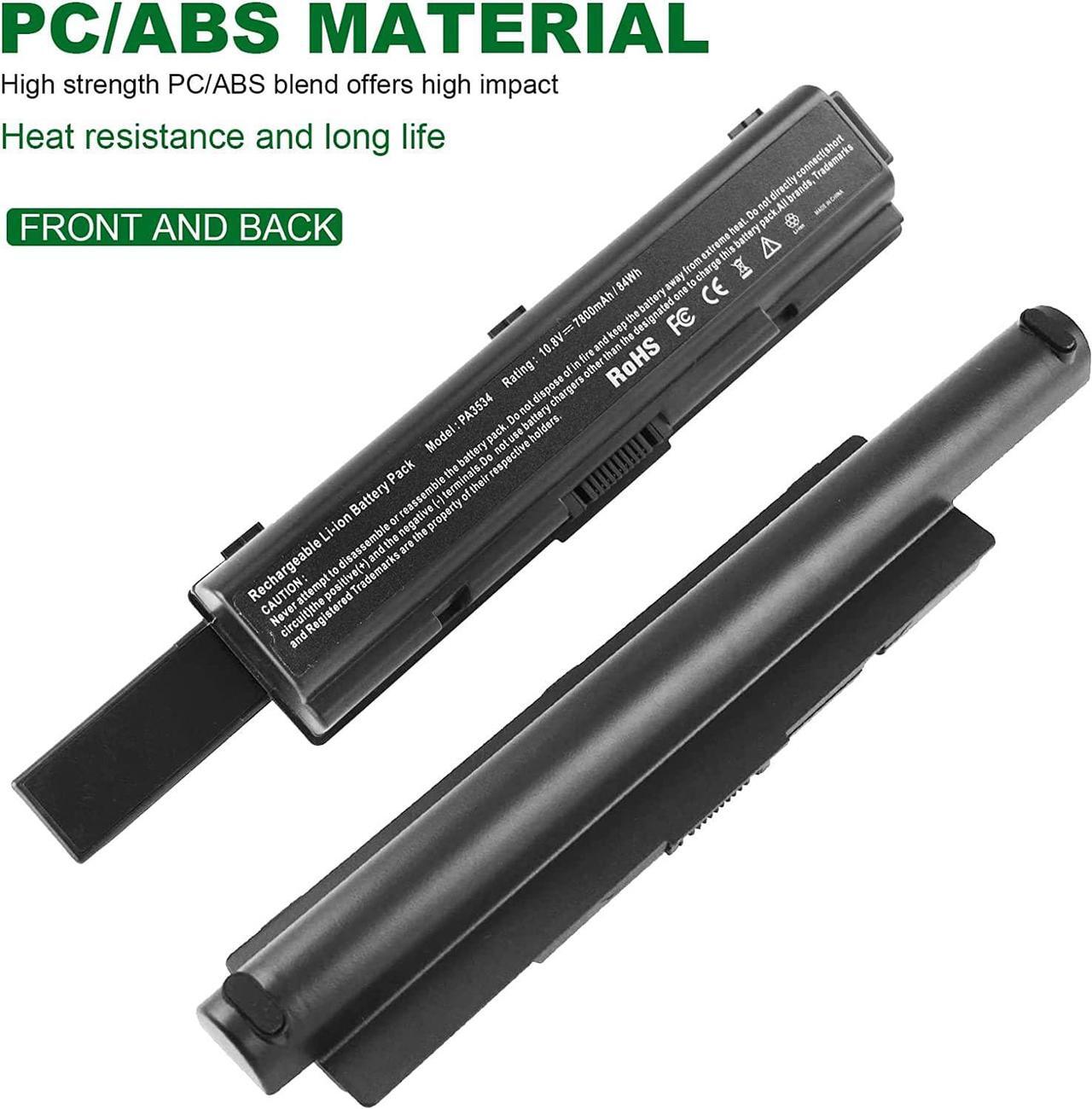 Alt view image 2 of 7 - 7800mAh PA3727U-1BRS PA3535U-1BRS PABAS098 PABAS099 PABAS174 Laptop Battery for Toshiba Satellite A200 A205 A210 A300 A305 A350 A505 A505-S6005 A505-S6980 L305 L300 L450 L455 L450D L500 L505