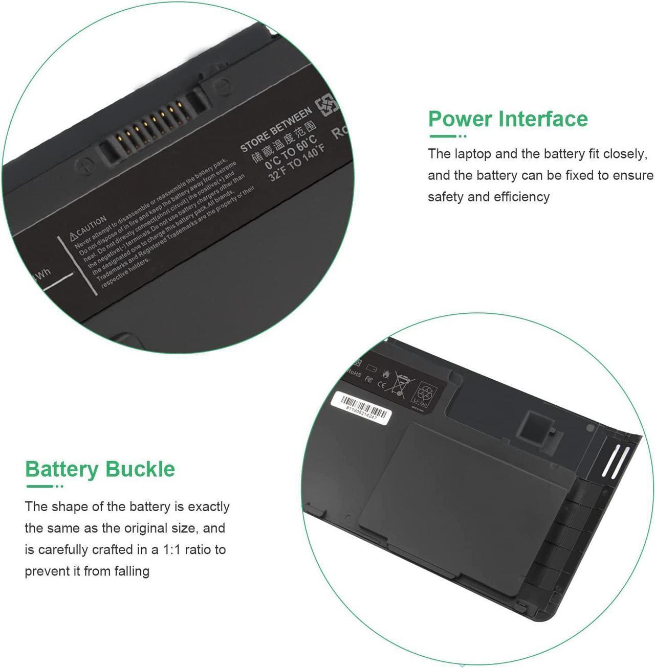 Alt view image 4 of 7 - ASUNCELL 44Wh OD06XL Battery for HP EliteBook Revolve 810 Tablet Series EliteBook Revolve 810 G1 Tablet, 11.1V 4-Cell
