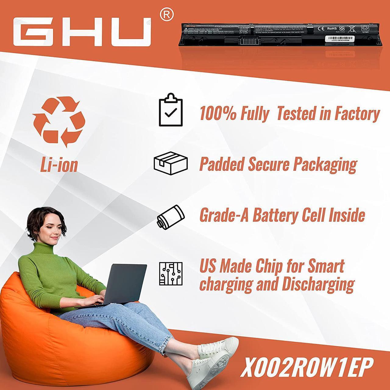 Alt view image 5 of 6 - GHU New Battery 33wh for 450 g2 Battery, HP v104 Notebook Battery, VI04 Notebook Battery HP Premium 33 Wh Fast Charge,Recharges Over 500 Cycles Ideal for HP Spare 756743-001 Laptop Battery