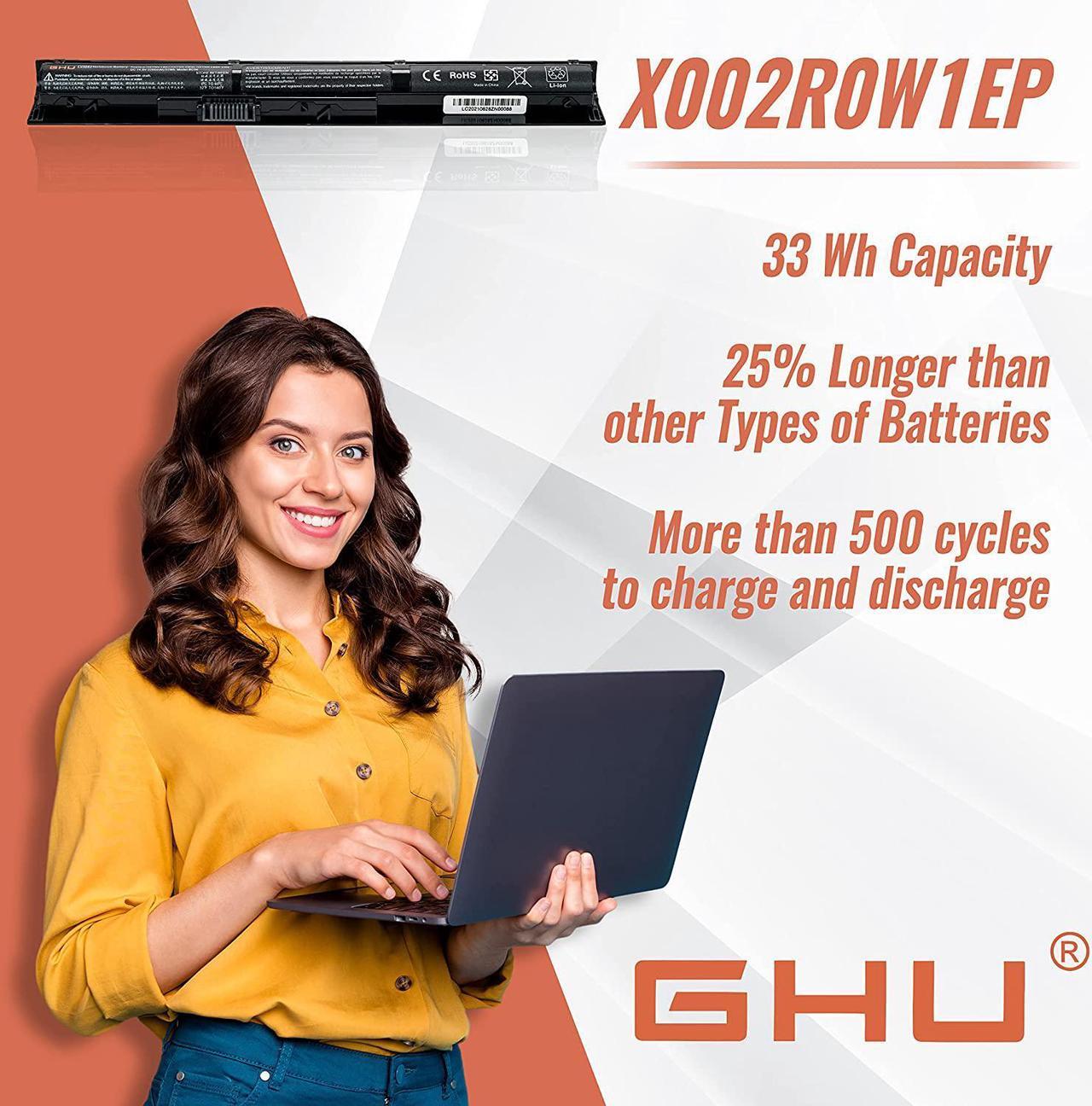 Alt view image 6 of 6 - GHU New Battery 33wh for 450 g2 Battery, HP v104 Notebook Battery, VI04 Notebook Battery HP Premium 33 Wh Fast Charge,Recharges Over 500 Cycles Ideal for HP Spare 756743-001 Laptop Battery