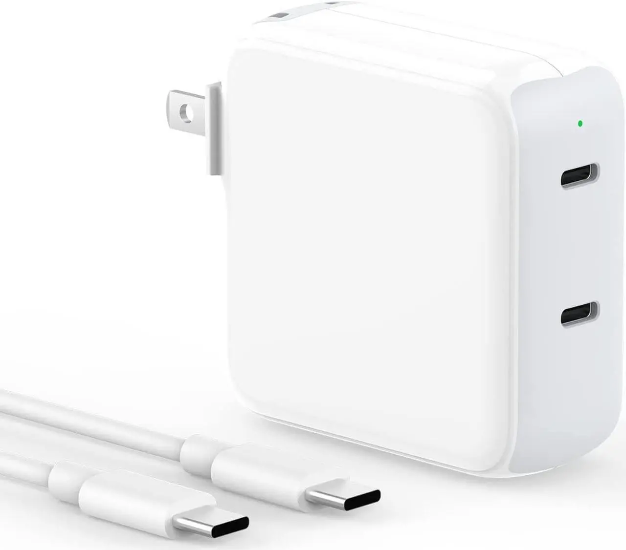 Main image of Charger for MacBook Air MacBook Pro 13 14 15 16 inch 2024 2023 2022 2021 2020 2019, M1 M2 M3, iPad Pro Air Mini, iPhone 15 Pro Max Plus, 67W Dual Port USB C Power Adapter, 6.6FT USB-C Charging Cable
