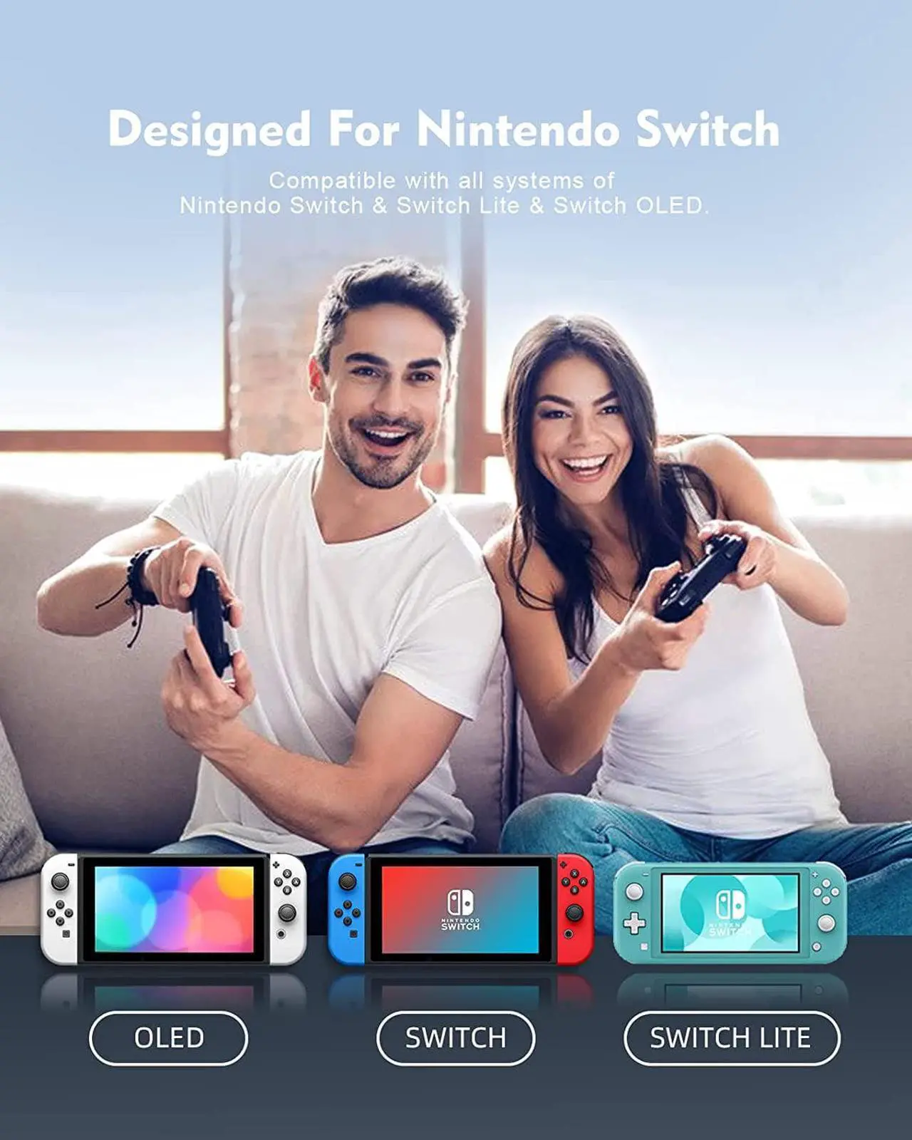 Alt view image 6 of 7 - NENOTOH Switch ControllerPro Controller for Switch/Switch Lite/Switch OLED, Switch Remote Controller Gamepad Joystick, Adjustable Turbo and Dual VibrationErgonomic Non-Slip