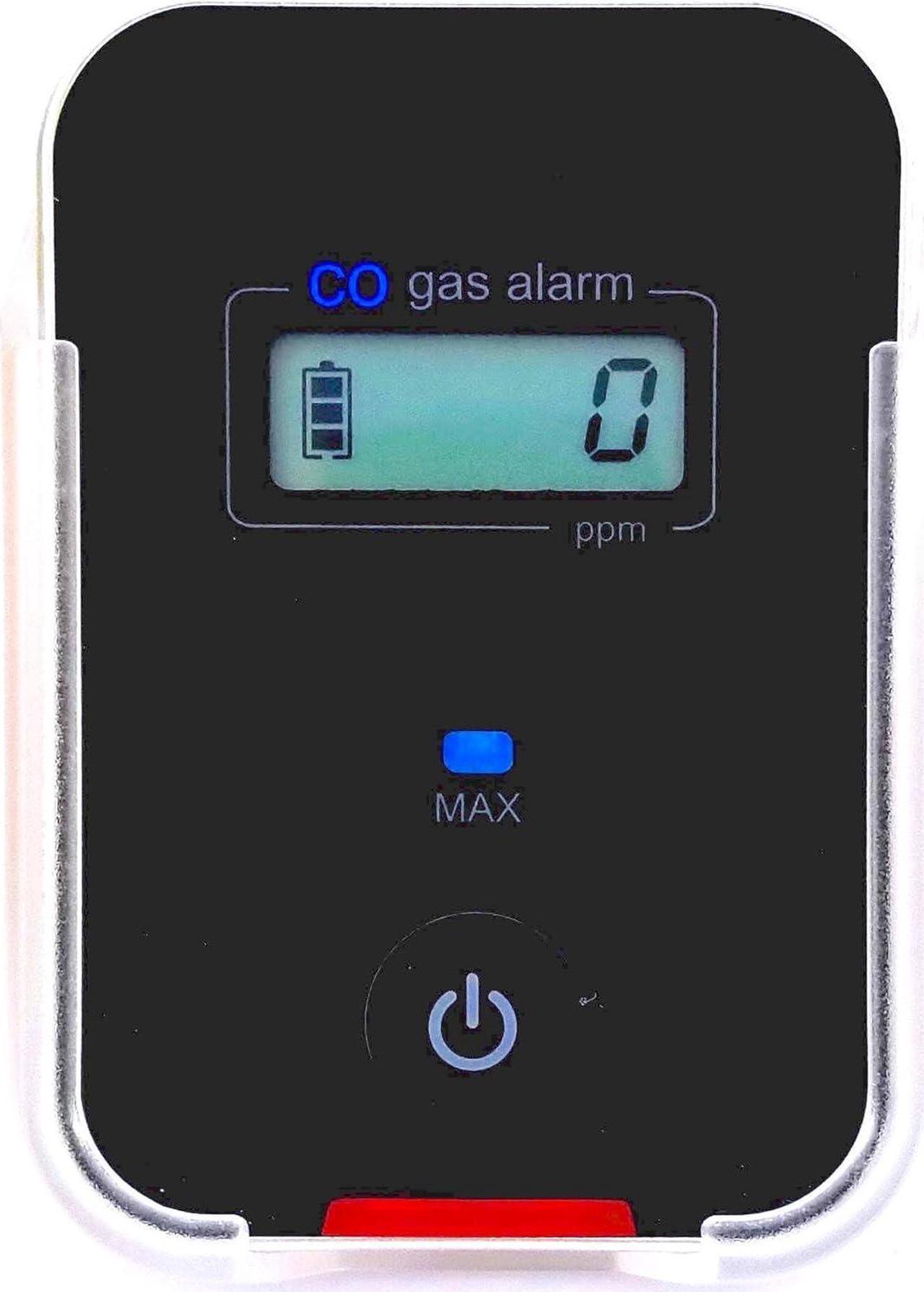 Main image of Car, Vehicle, Aircraft Carbon Monoxide CO Detector | Fast Low-Level 9ppm Alarm | Vehicles, Police, Pilots, Travel, Bus, Trucks | Metal Body, Small 2oz |