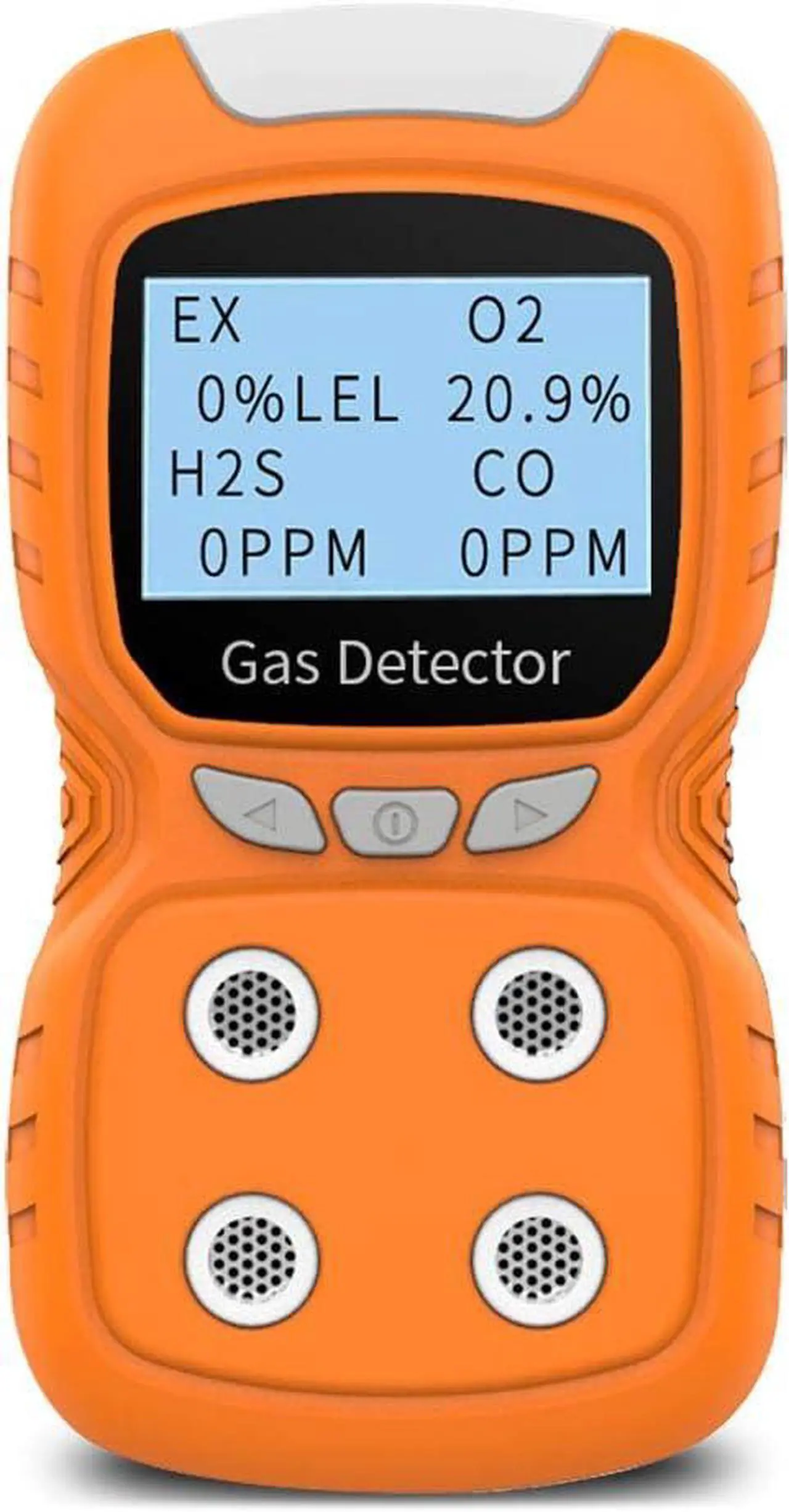 Main image of Portable Gas Detector, Gas Clip 4 Gas Monitor Meter Tester Analyzer, Rechargeable LCD Display Sound Light Shock Air Quality Tester, 2 Year Detector