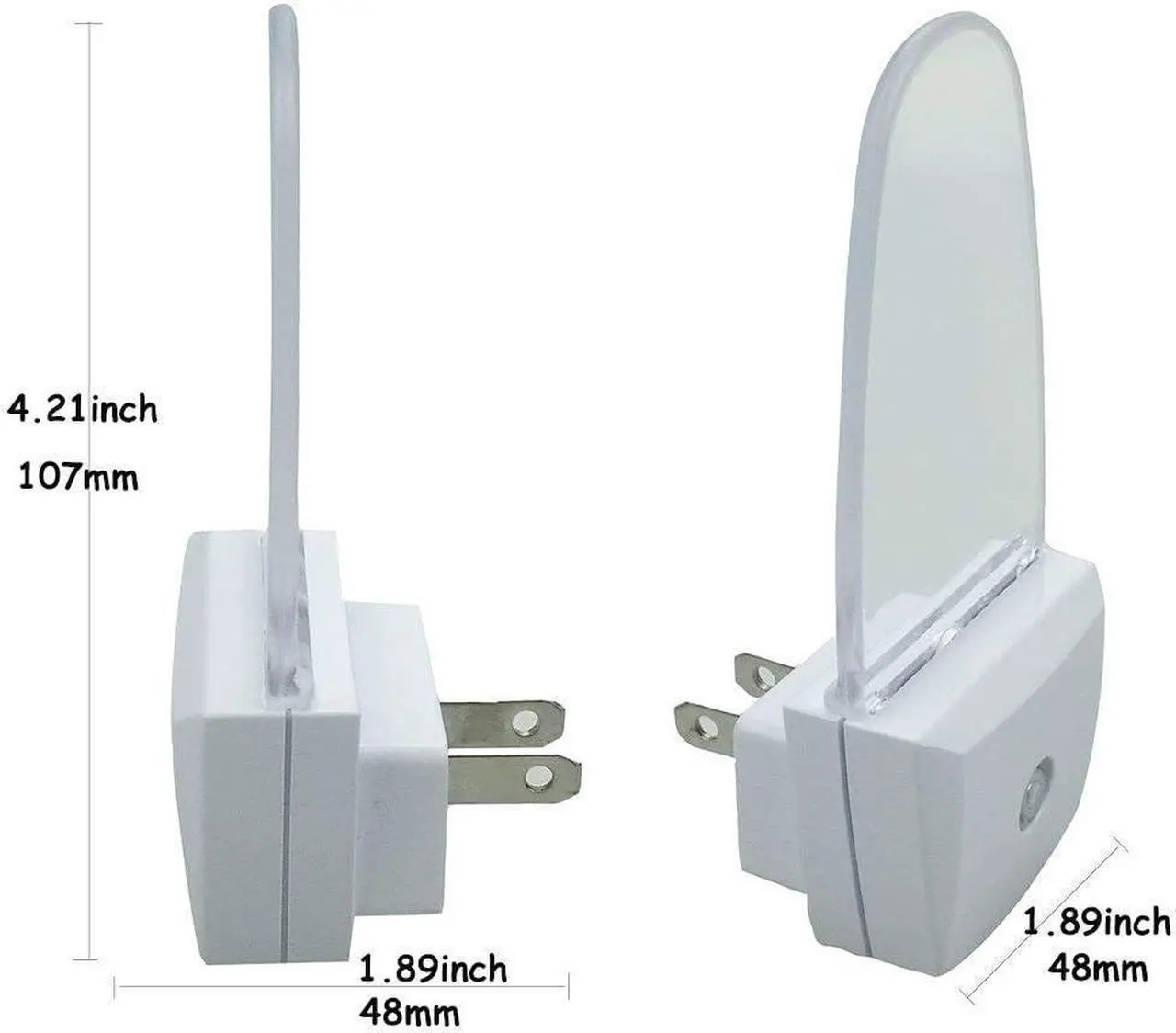 Alt view image 2 of 7 - 4 Pack Night Light Lamp with Dusk to Dawn Sensor, Plug in, Blue Led Night Light