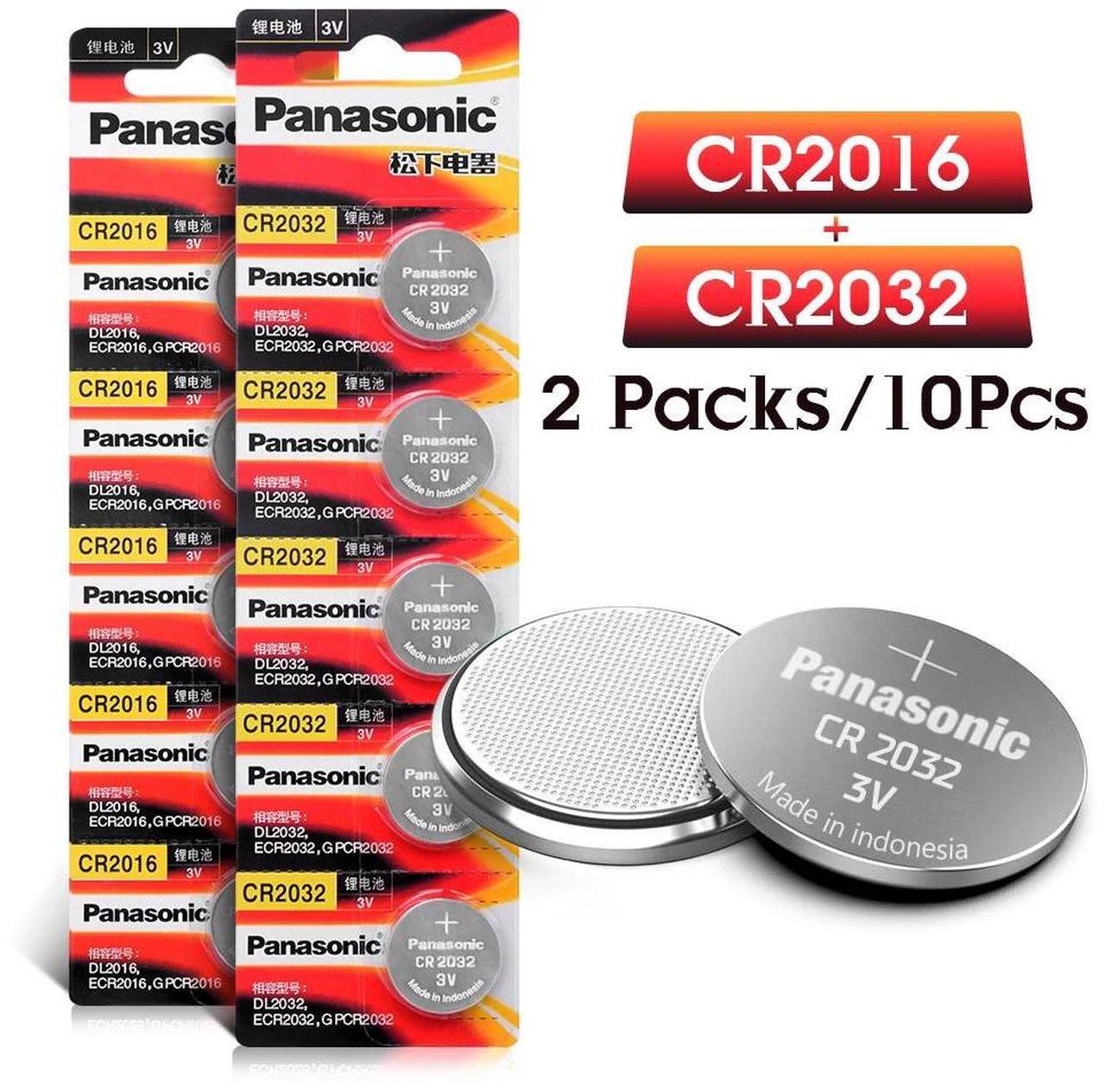 Alt view image 2 of 6 - 2020 Promotion 3v 5pcs Cr2016+5pcs Cr2032  Button Cell Coin Batteris CR 2032 2032 Pilas CR 2016 Watch Clock Battery