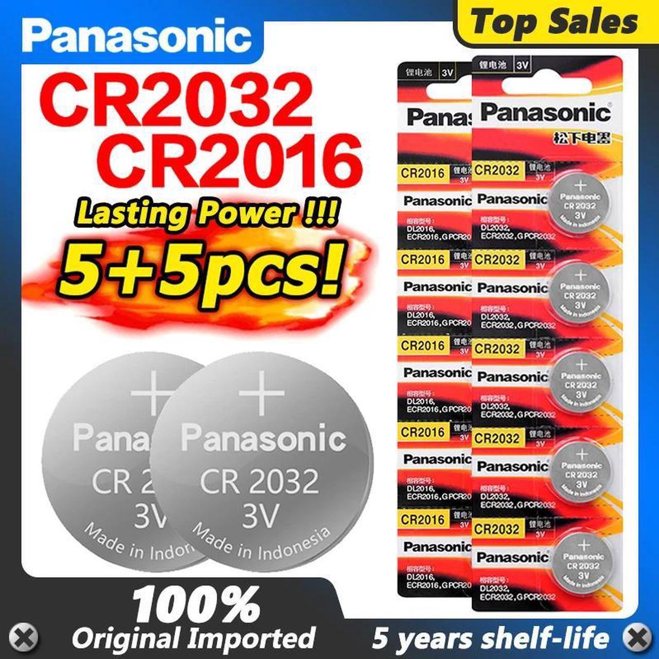 Main image of 2020 Promotion 3v 5pcs Cr2016+5pcs Cr2032  Button Cell Coin Batteris CR 2032 2032 Pilas CR 2016 Watch Clock Battery