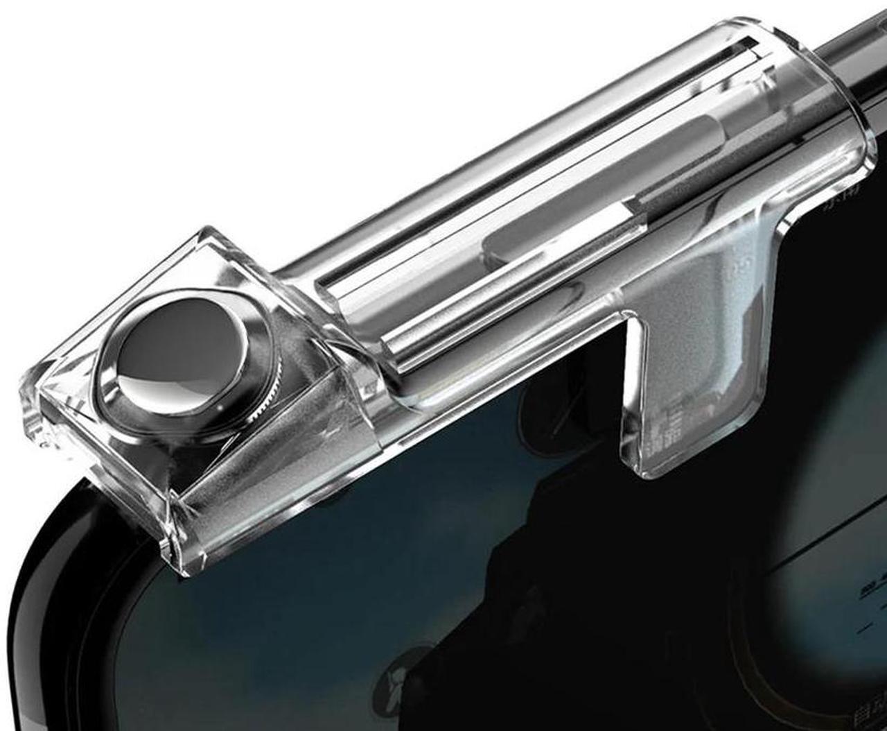 Alt view image 2 of 6 - Transparent For PUBG mibile game Phone Gamepad Trigger Fire Button Aim Key Smart phone Mobile Games L1R1 Shooter Controller