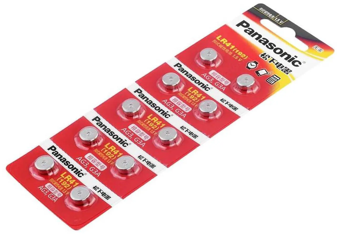 Alt view image 5 of 6 - 50pcs/lot  LR41 Button Cell Battery SR41 AG3 G3A L736 192 392A Zn/MnO2 1.5V Lithium Coin Batteries LR 41