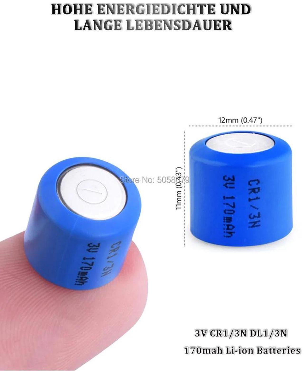 Alt view image 3 of 5 - 3PCS CR1/3N 3V 170mAh Lithium Battery DL1/3N CR1/3 1/3N CR13N CR13 13N for Micro Instrumentation Camera Li-ion Button Batteries