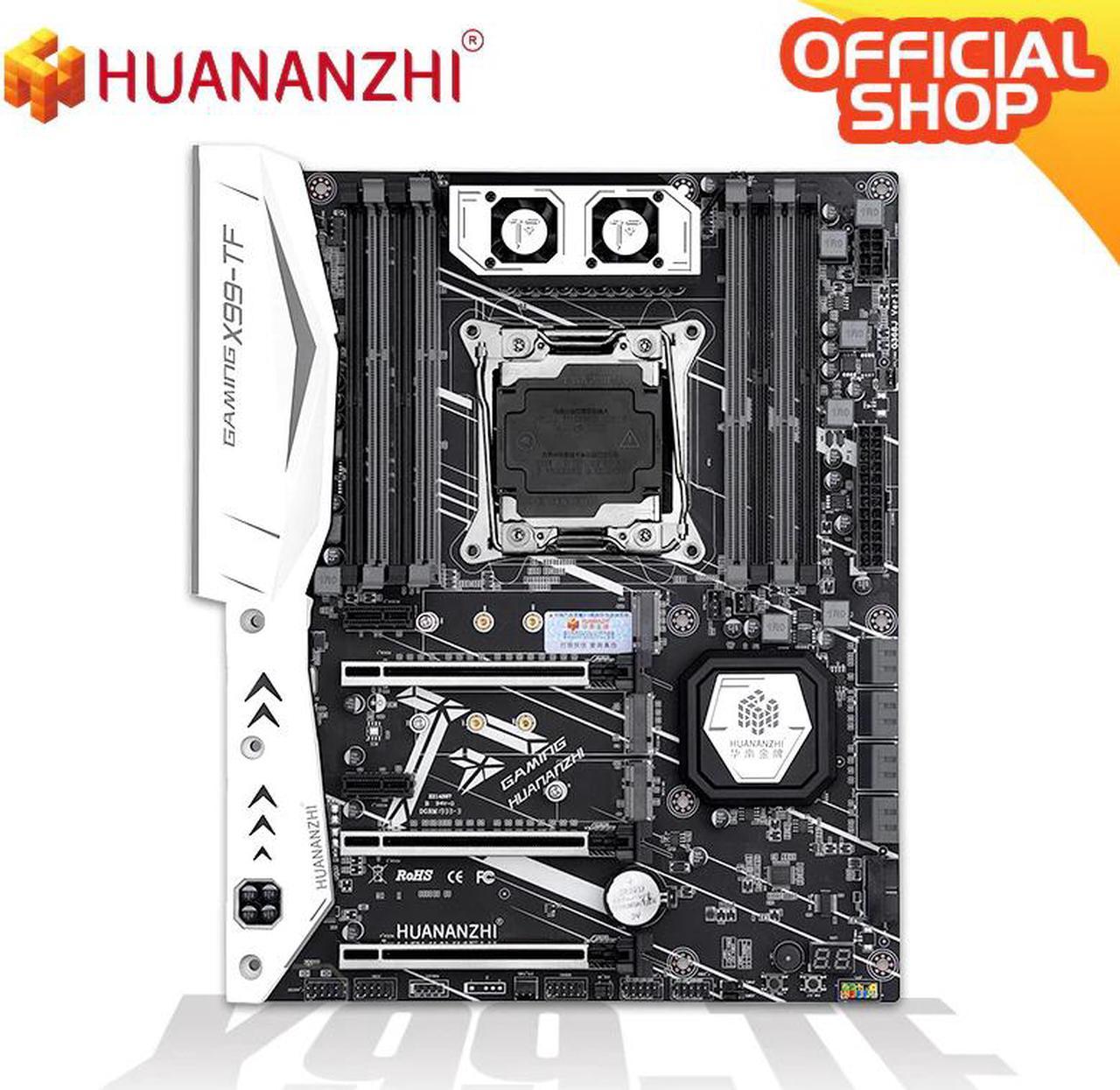 X99 TF X99 Motherboard with MOS Fan Intel XEON E5 LGA2011-3 All Series both DDR3 DDR4 RECC NON-ECC memory NVME USB3.0