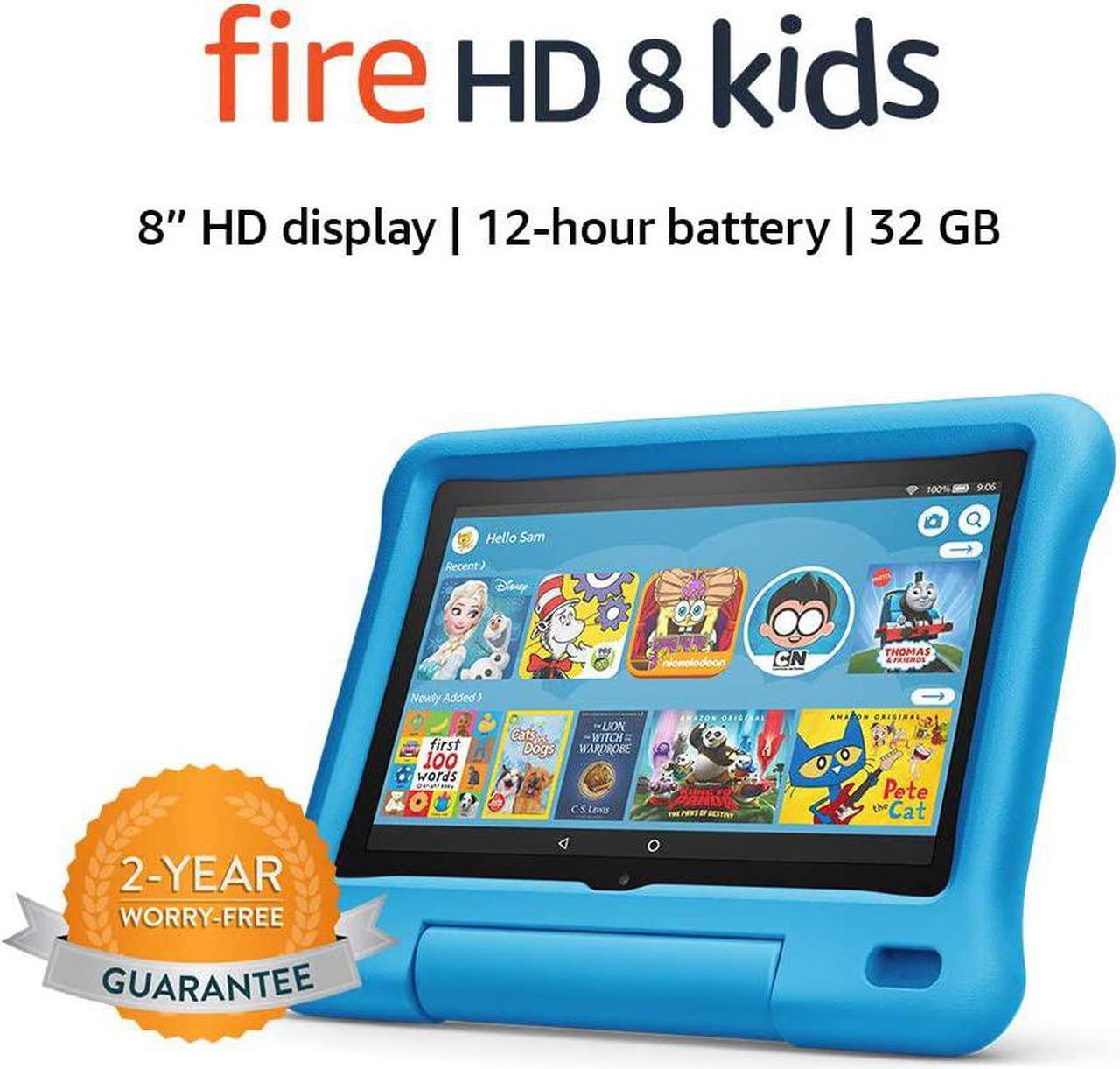 Alt view image 14 of 18 - Amazon Fire HD 8 Kids Edition Tablet 8" HD display 32 GB Blue, Pink, Purple